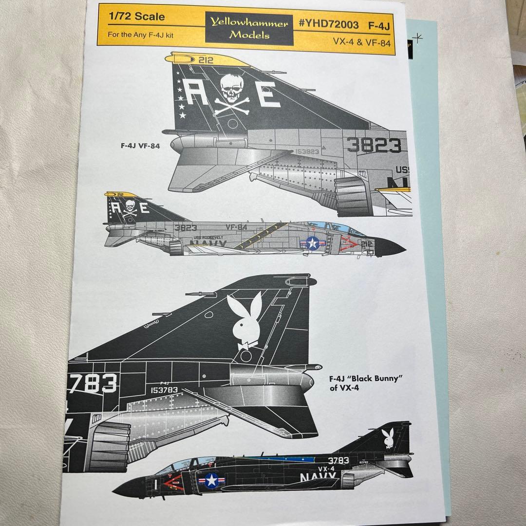 米海軍 ファントム F-4J VF-84、ブラックバニー 1/72デカール - メルカリ