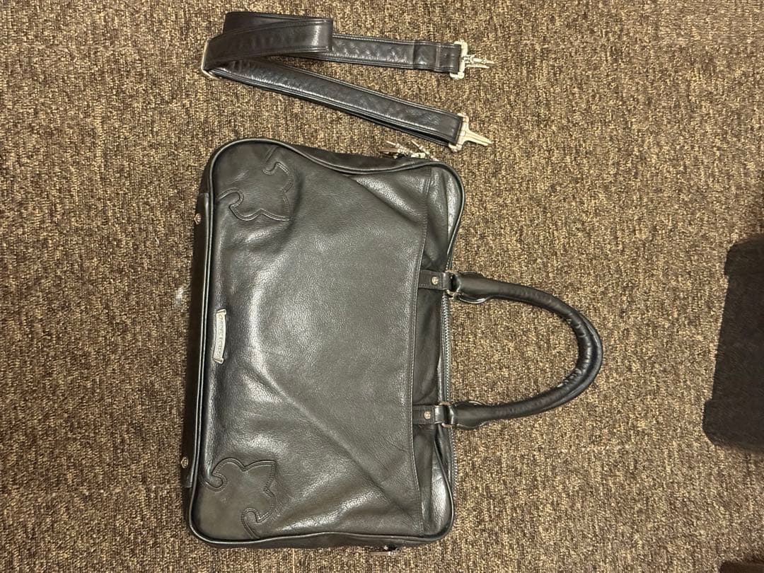 週末特価】CHROME HEARTSクロムハーツ レザーブリーフ フレアニー