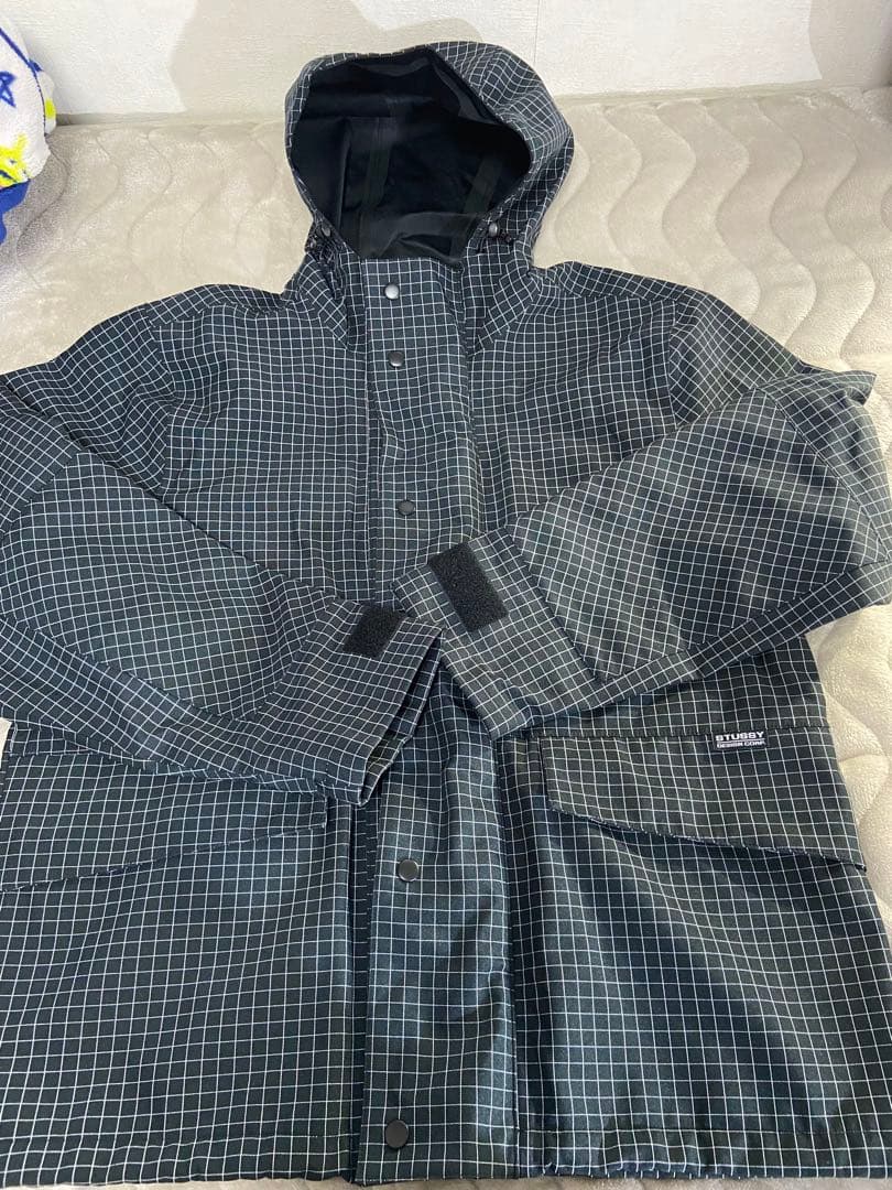 ステューシー STUSSY ナイロンジャケット マウンテンパーカー チェック