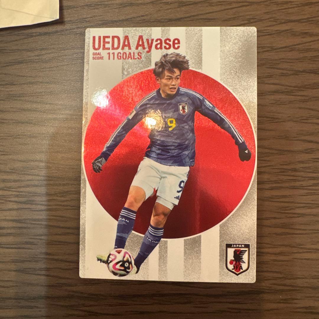上田綺世 サッカーカード 2024年日本代表 - メルカリ