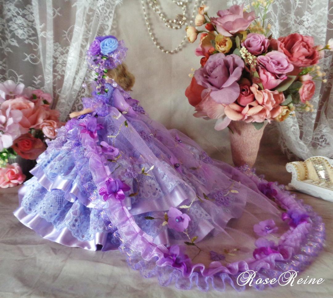 K様ご予約品 アンネローゼ王妃 パープルグラデーションボリューム