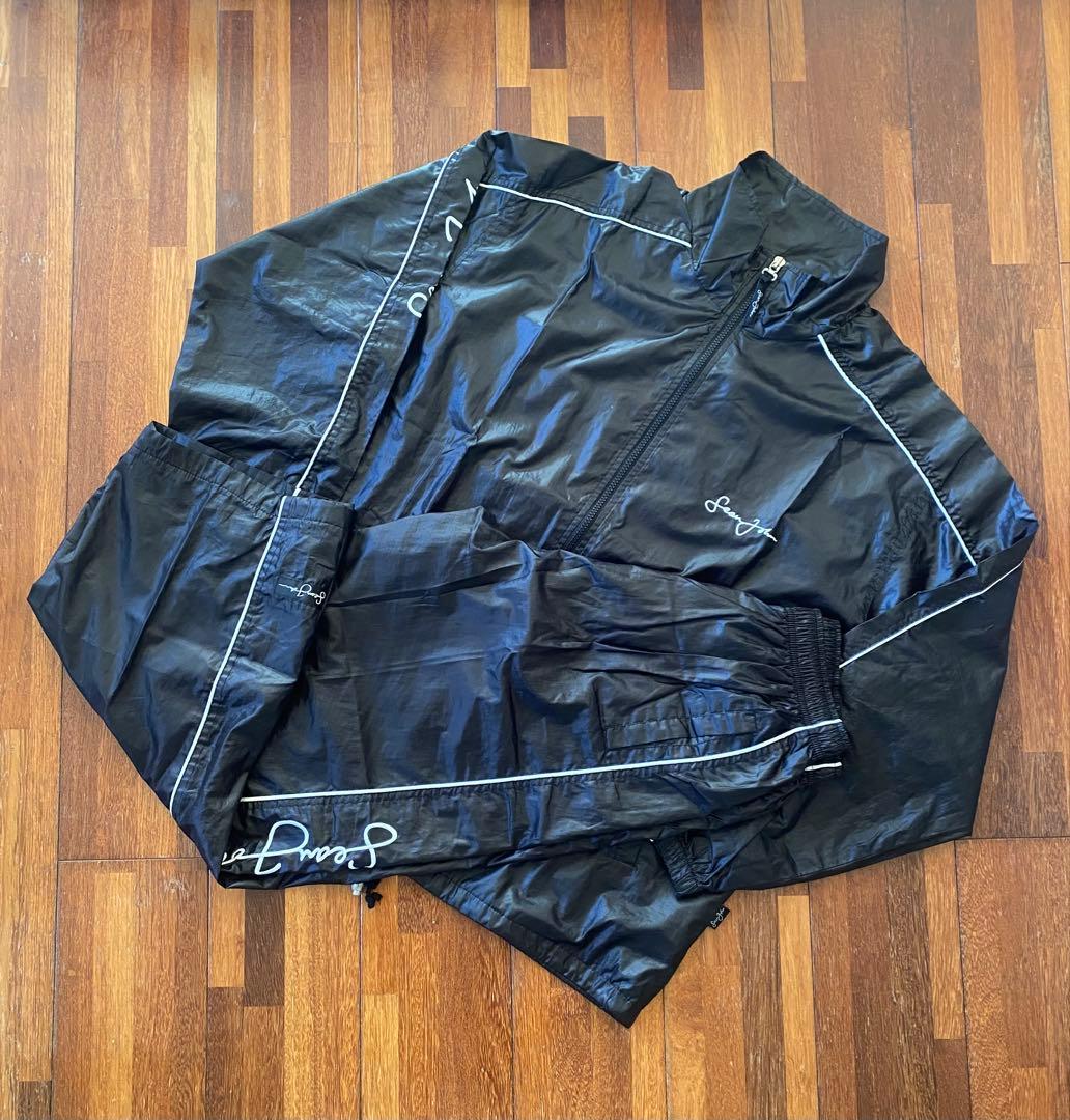 【美品】Sean John ナイロン セットアップ SEAN JOHN(ショーンジョン) / セットアップ/XL/コットン/BLK | 古着の