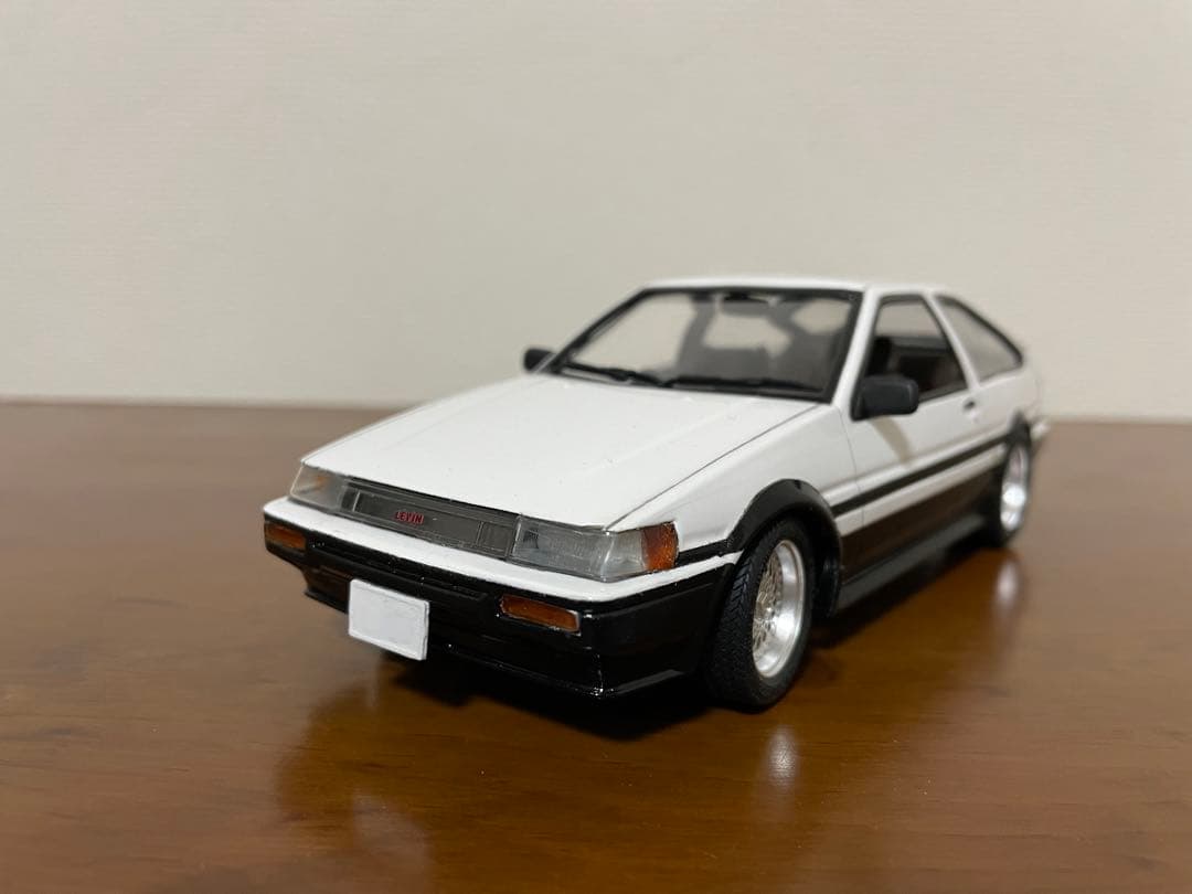 フジミ 1/24 AE86レビン製作済みプラモデル - メルカリ