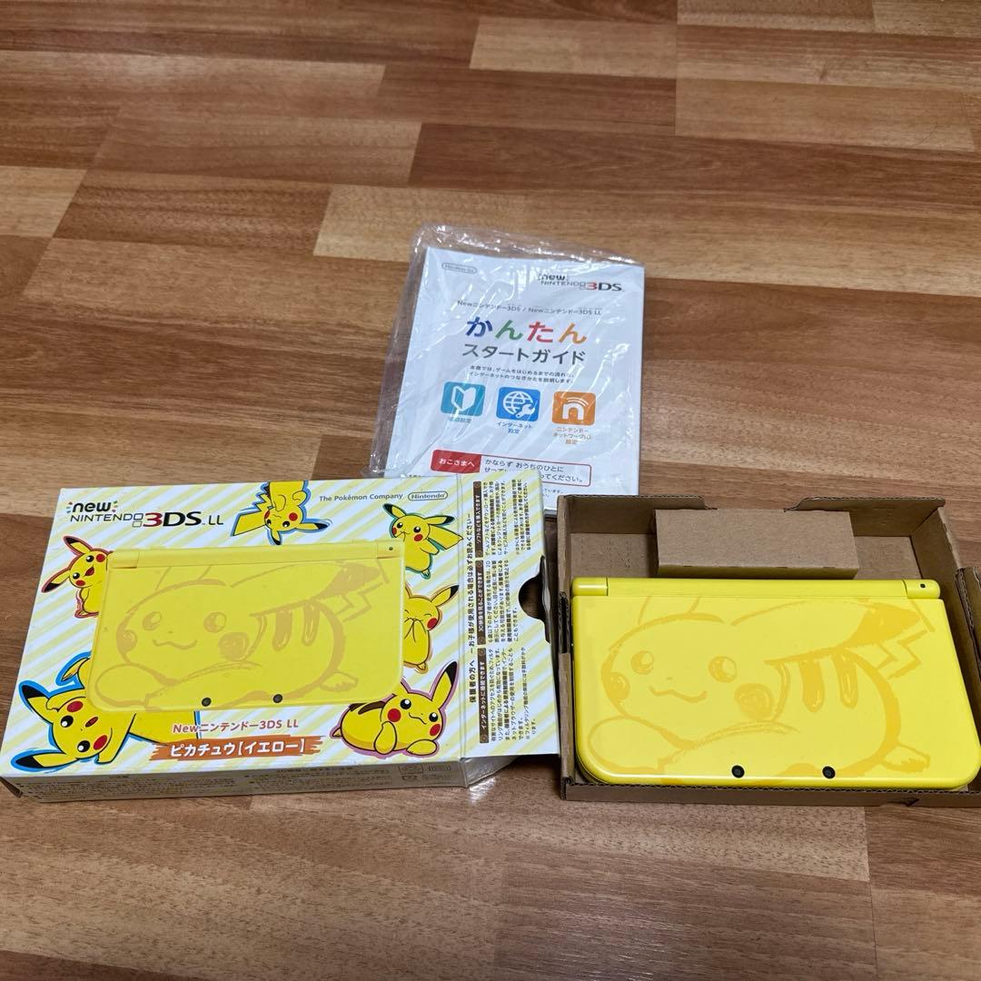 Newニンテンドー3DS LL ピカチュウ【イエロー】箱付き - メルカリ
