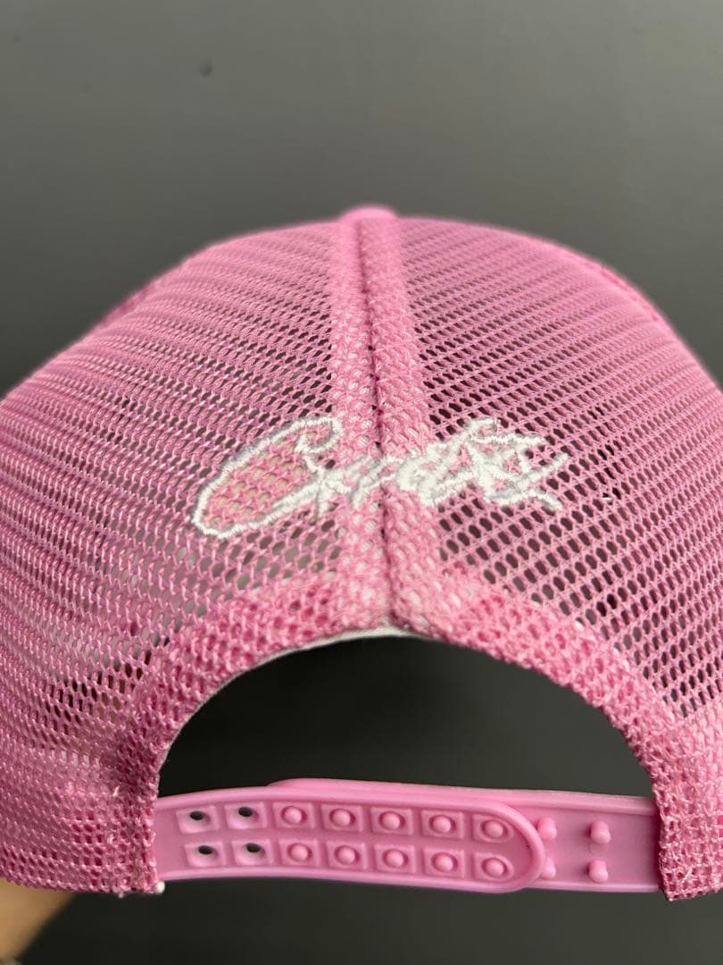 Corteiz コーテイズ メッシュキャップ ピンク - メルカリ