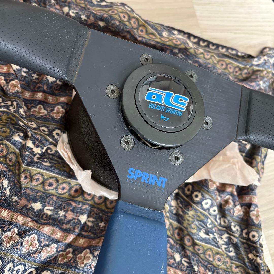 atc ステアリング スプリント S14 日産 ニッサン ボス付き ブルー