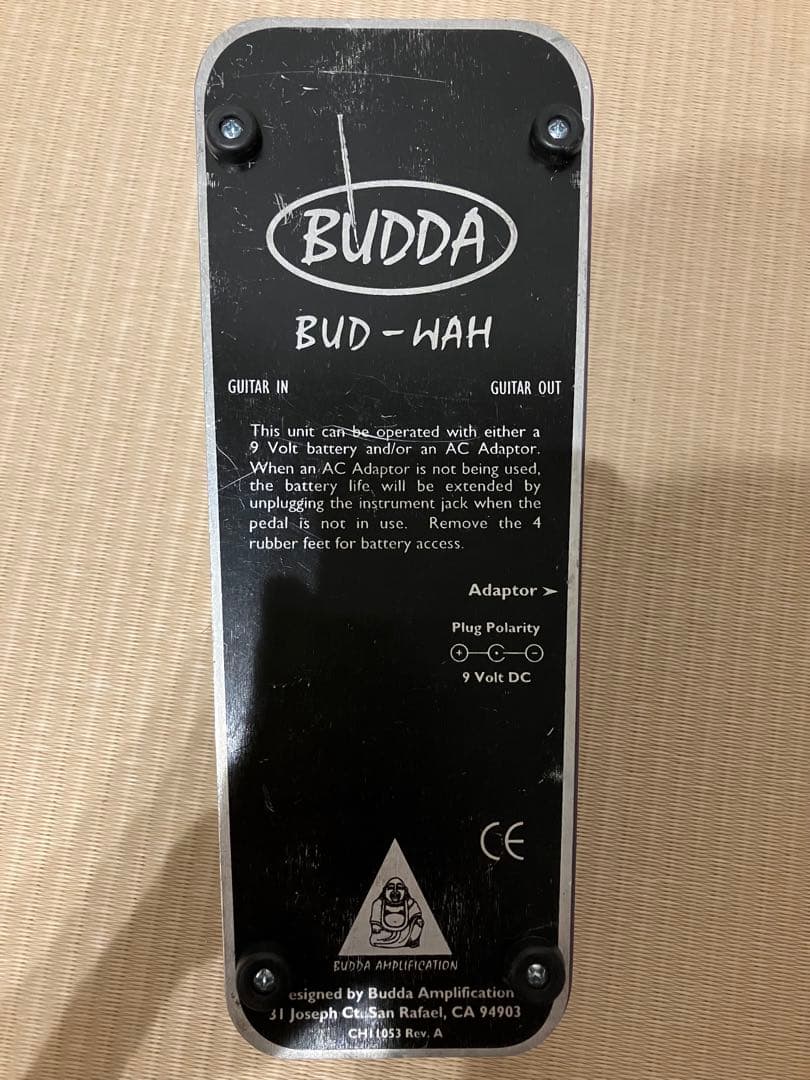 BUDDA BUD-WAH Mod. ブッダ ワウペダル 赤ラベル - メルカリ