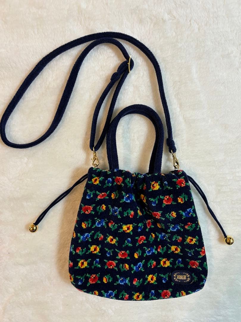 ☆レア美品‼️フェイラー FEILER カリーナ ショルダー巾着 トート