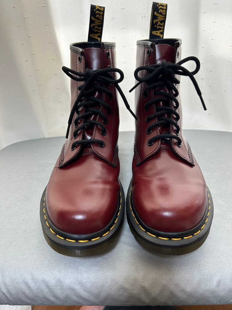 ドクターマーチン 8ホールブーツ チェリーレッド UK7.0(26cm) Dr.Martens（ドクターマーチン） 8 ホール シューズ Dr.Martens 1460 8