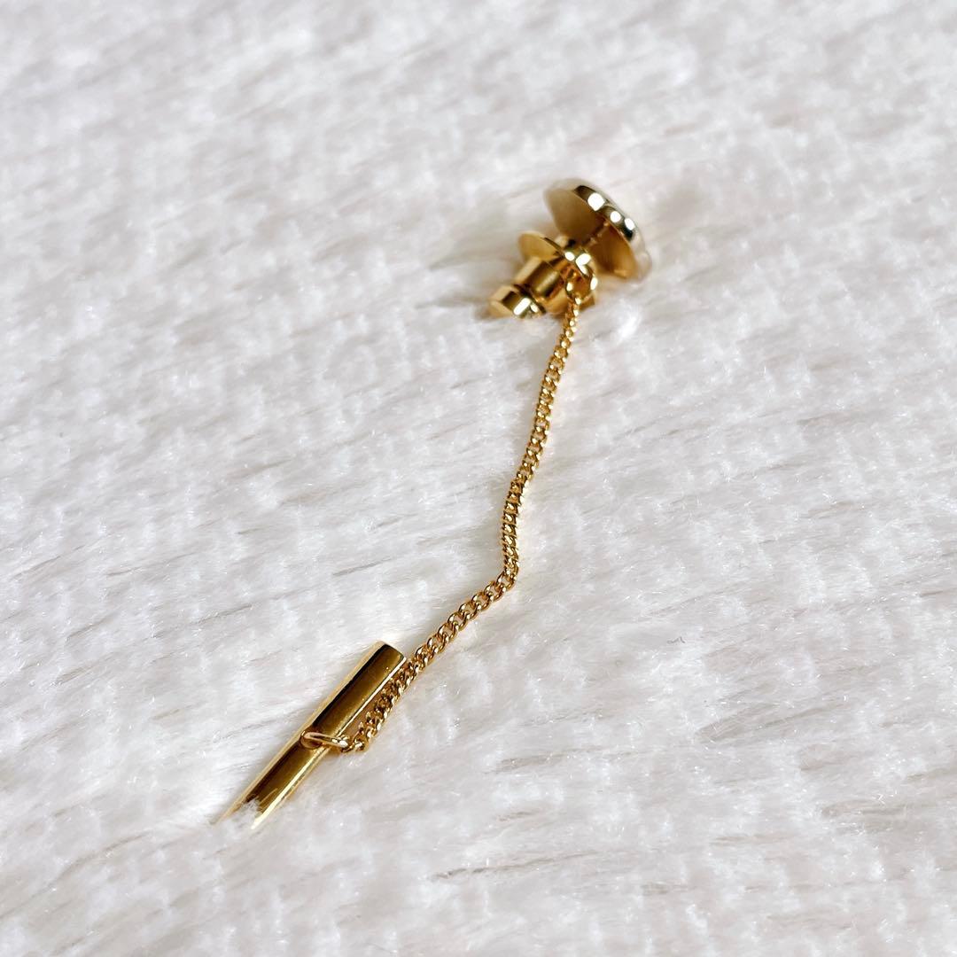 美品 BURBERRY バーバリー ホースロゴ ピンバッジ タイピン ブローチ