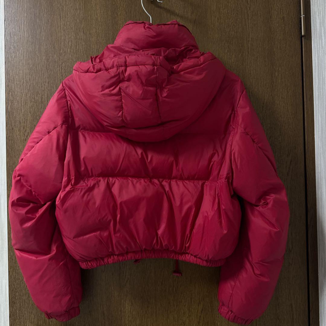 SLY 赤 ショート丈 ダウンジャケット - メルカリ