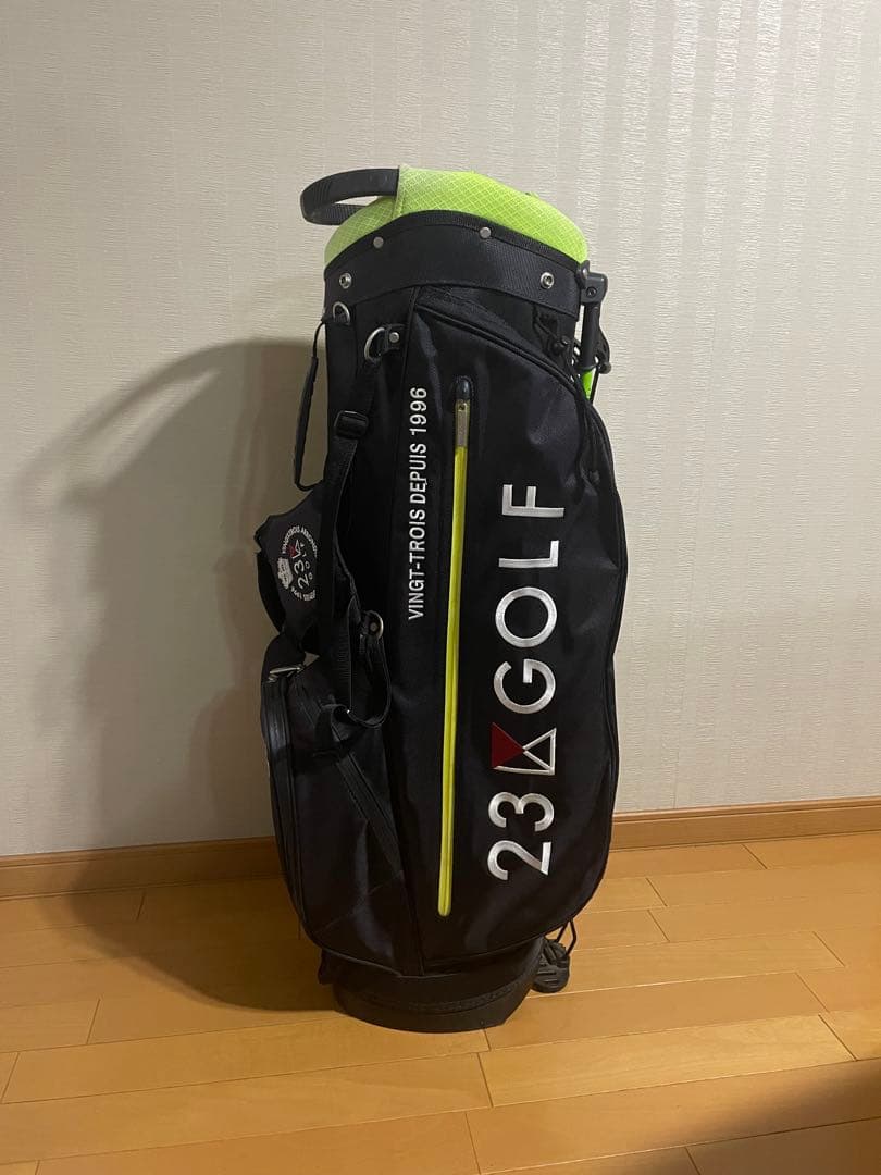 23GOLF キャディバッグ ブラック/ライム UNISEX】メランジシリーズ キャディバッグ / 23区GOLF | ファッション