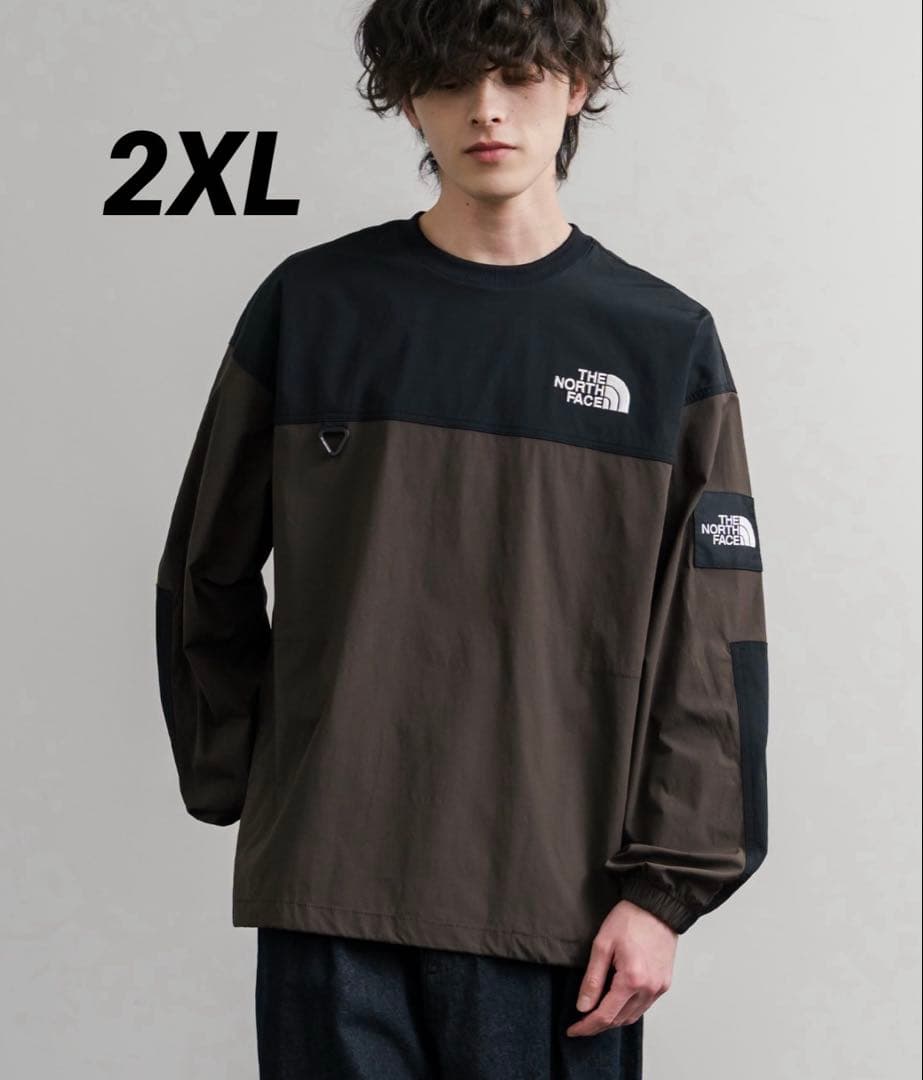 ノースフェイス　ALBANY CREWNECK クルーネック　XXL ブラウン THE NORTH FACE（ザ ノースフェイス） 日本未展開モデル ALBANY