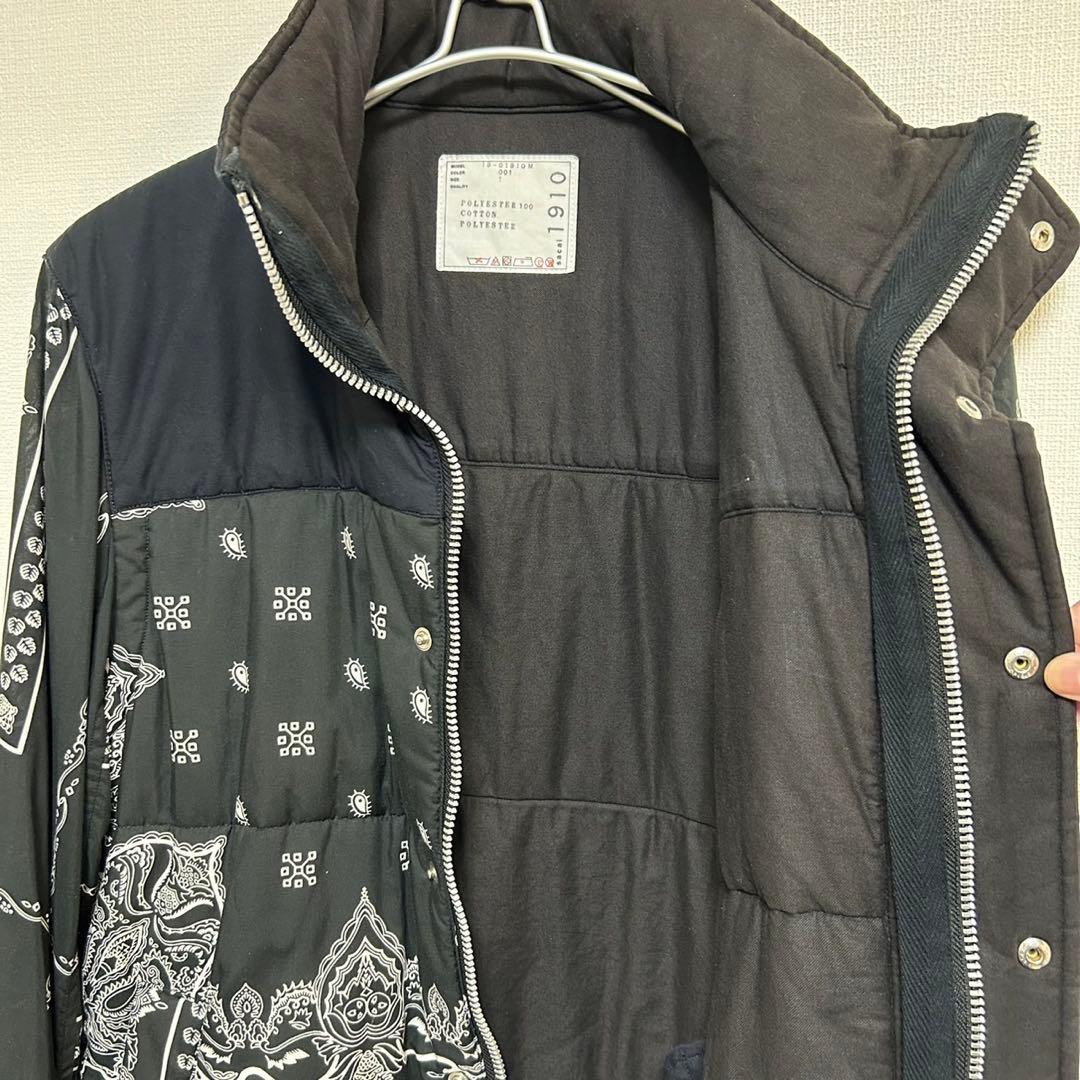 Sacai ペイズリー ブルゾン ジャケット 19AW - メルカリ