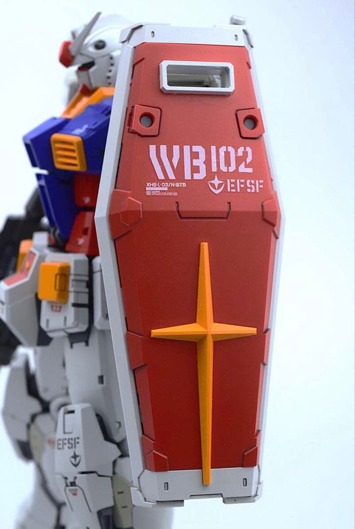 RG拡大版 1/100 RX-78 ガンダム FAT CAT 全塗装完成品 ① - メルカリ