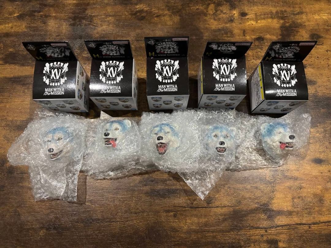 MAN WITH A MISSION 一番くじ フェイスマグネット コンプセット