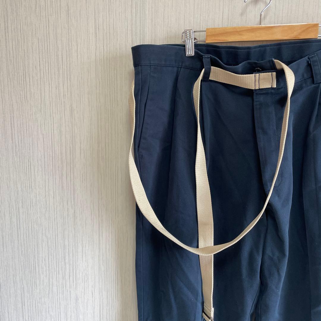 ♯ メゾンエウレカ ヴィンテージ リワークチノ ワイドパンツ ラップ