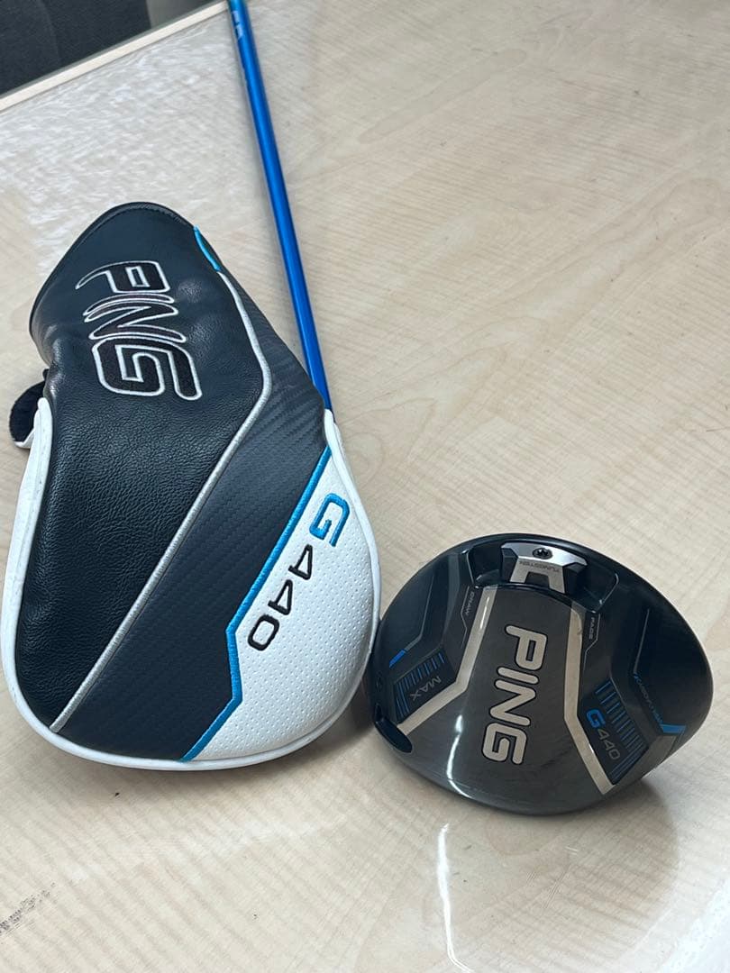 PING G440 MAXドライバー ヘッドカバー付き 美品】PING G440 MAX ドライバー ヘッドのみ 9度（カバー付） 日本正規