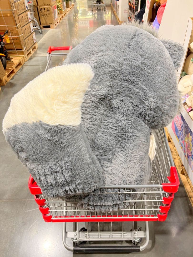 コストコ ルシファー 特大ぬいぐるみ ブランケット付き クリスマス