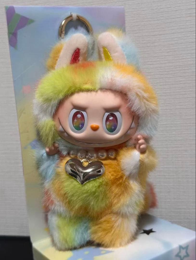 ジモモ　zimomo海外限定虹色　labubuカラフルウサギ耳ぬいぐるみ ジモモ zimomo海外限定虹色 labubuカラフルウサギ耳ぬいぐるみ｜Yahoo