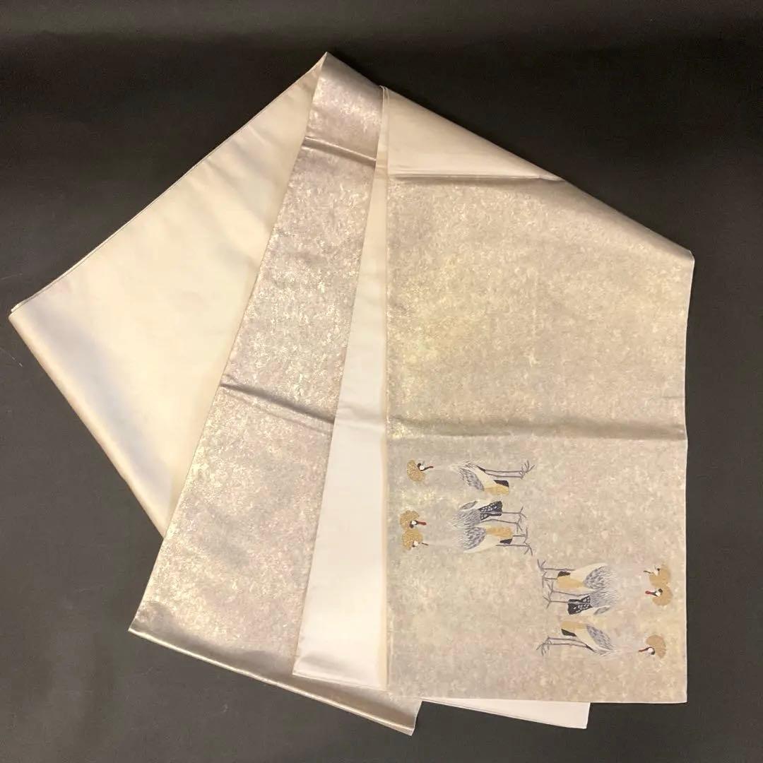 上村松篁作 冠鶴 泥金錦 袋帯 - メルカリ