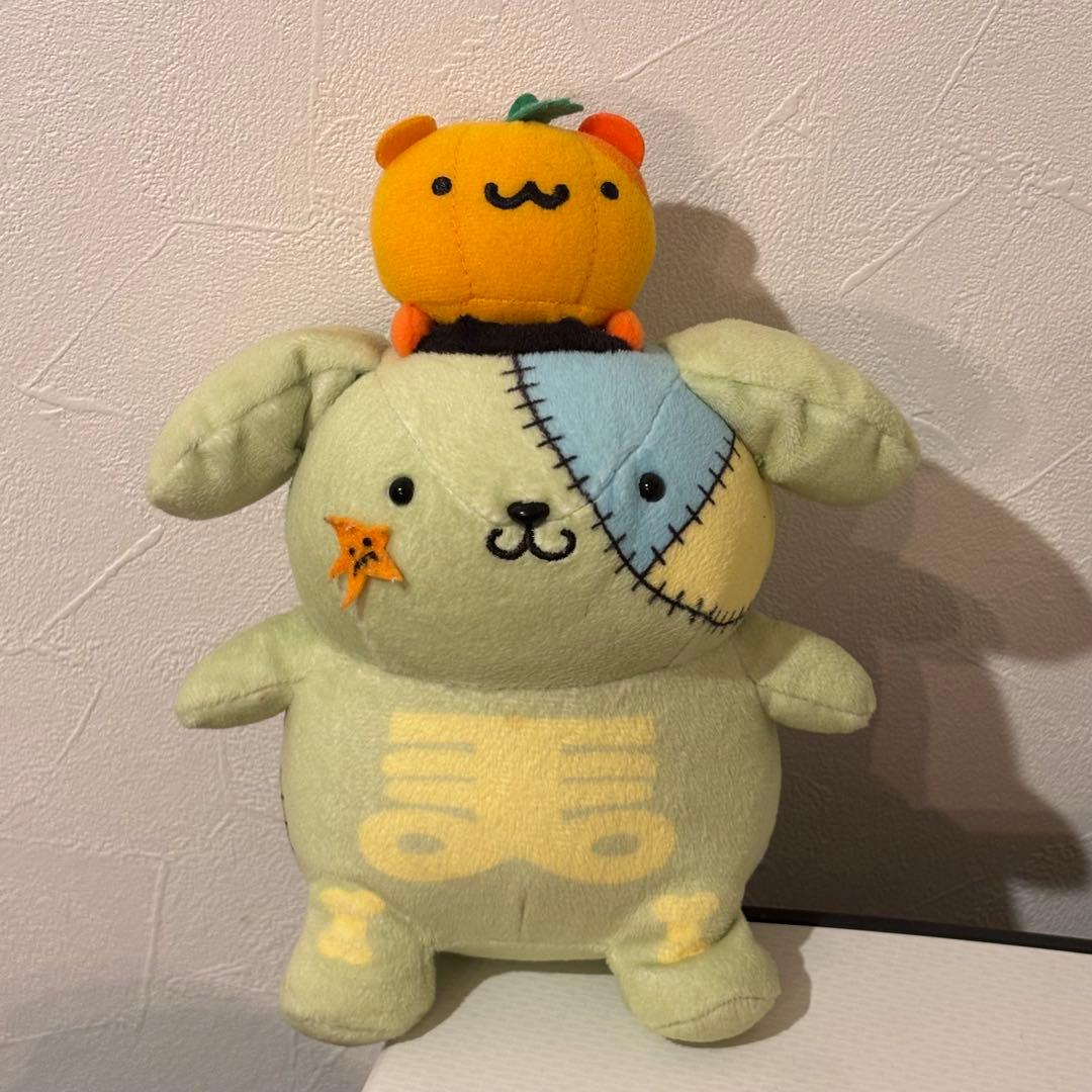 ポムポムプリン ハロウィンデザインぬいぐるみ ゾンビ - メルカリ