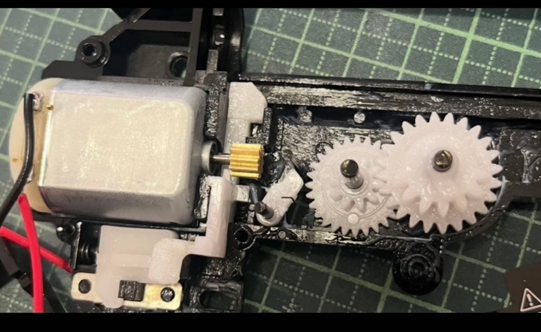 美品 東京マルイ M4A1 カスタム品 金属ピニオン SBD リチ