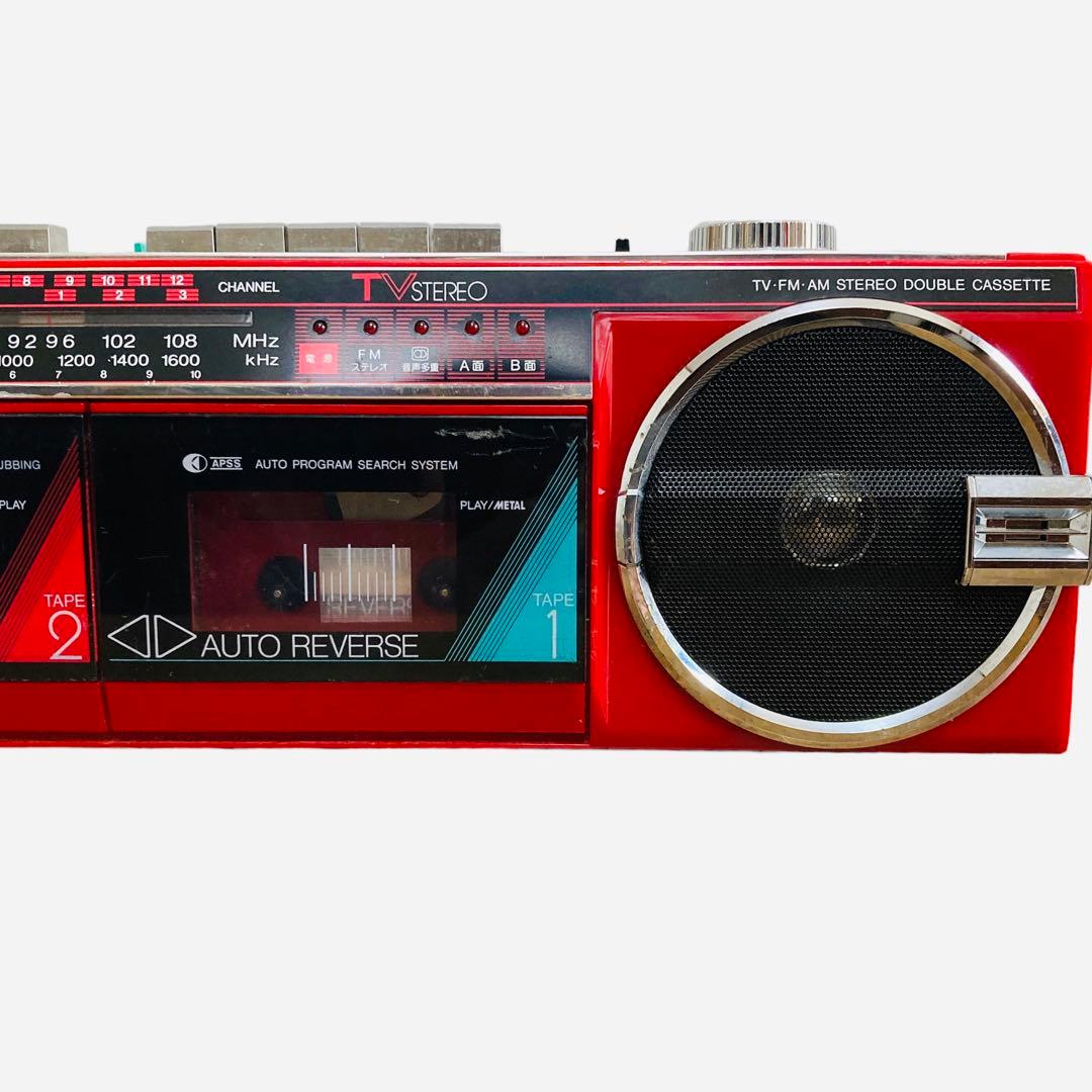 昭和レトロ】SHARP シャープ ダブルラジカセ QT-Y7 - メルカリ