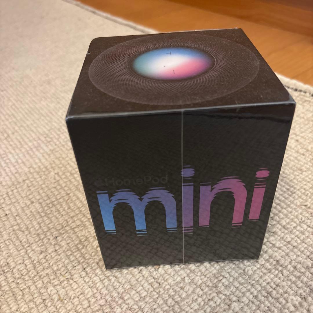 Apple Pod mini スペースグレー未使用 Apple Pod Mini スペースグレー 本体 HomePod mini スペースグレー 箱