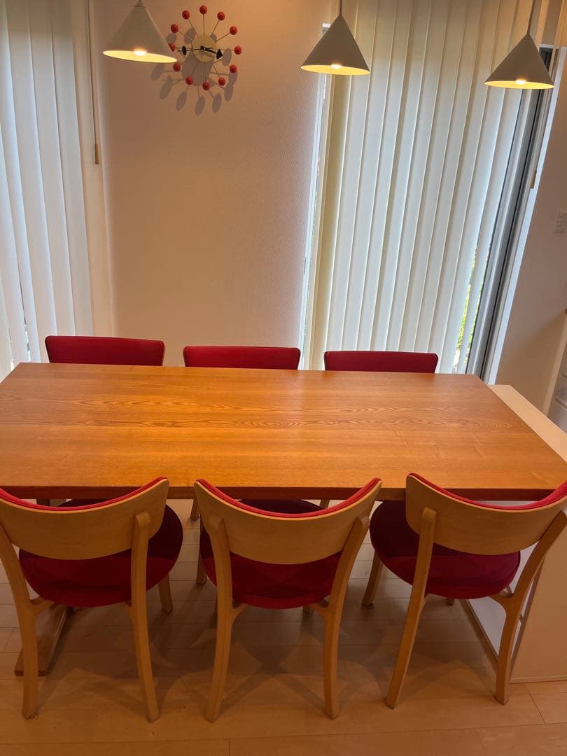 Fuji FURNITURE フジファニチア ダイニングチェア 北欧風 6脚