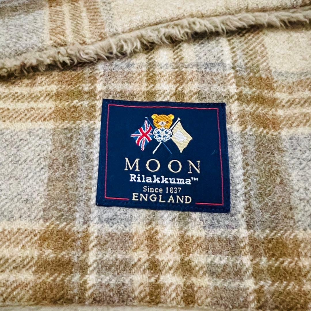 リラックマ MOON コラボ マフラー サンエックス ベージュ 美品 冬