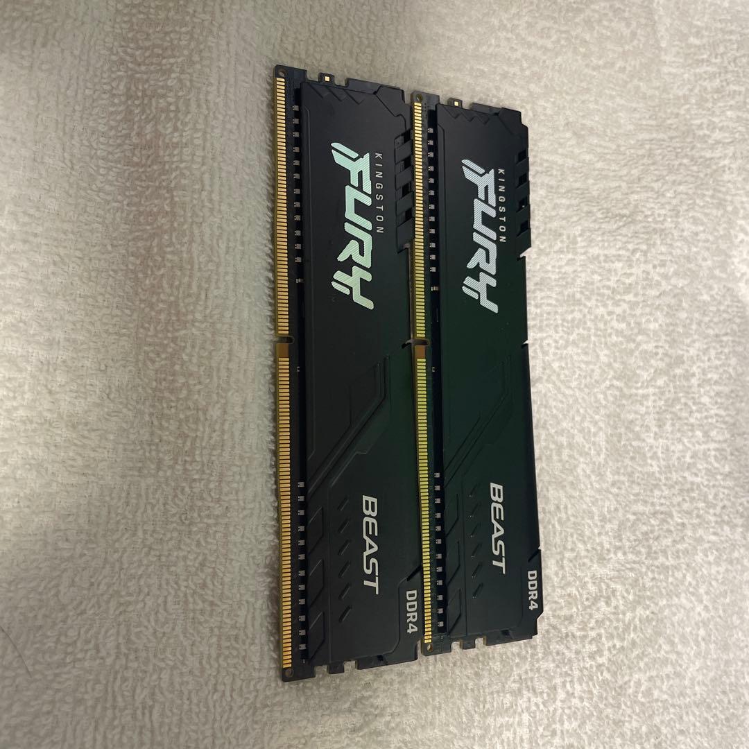 Kingston FURY BEAST DDR4 メモリー 2枚セット 32GB Kingston FURY Beast 32GB DDR5 SDRAM Memory Kit - High Performance