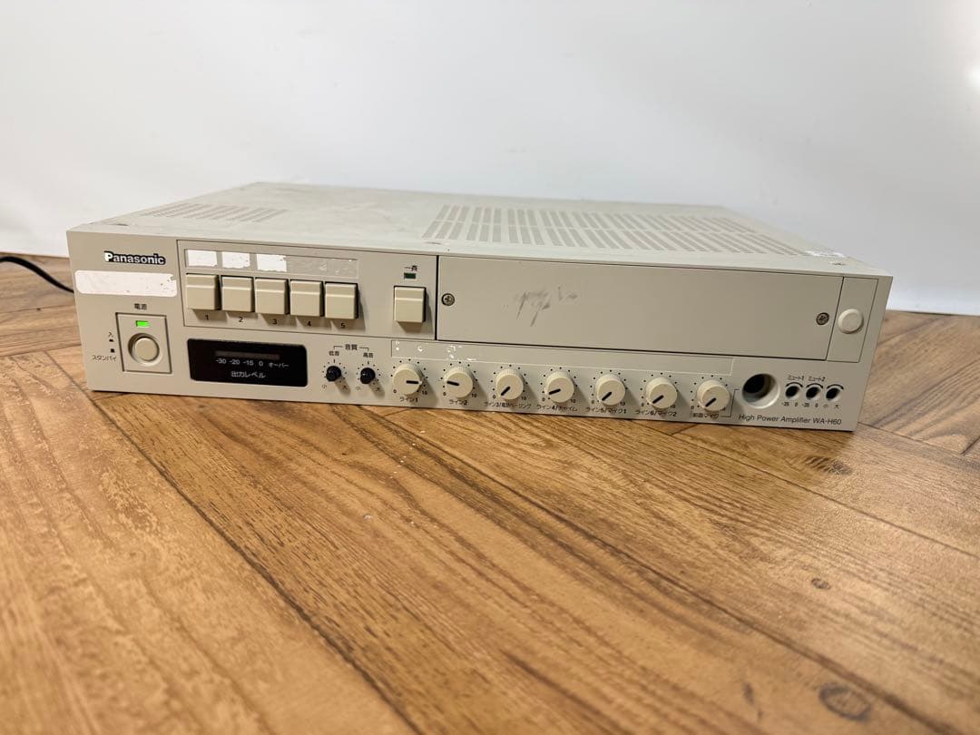 ◆音出しOK◆Panasonic◆ハイパワーアンプ◆WA-H60◆音響機材◆ ◇音出しOK◇Panasonic◇ハイパワーアンプ◇WA-H60◇音響機材◇ 最