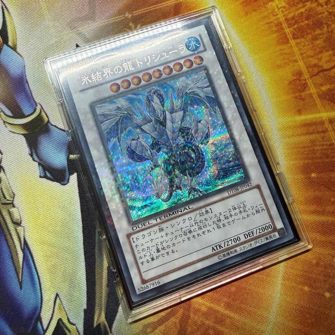 遊戯王 氷結界の龍 トリシューラ DT08 シークレット 1枚 - メルカリ