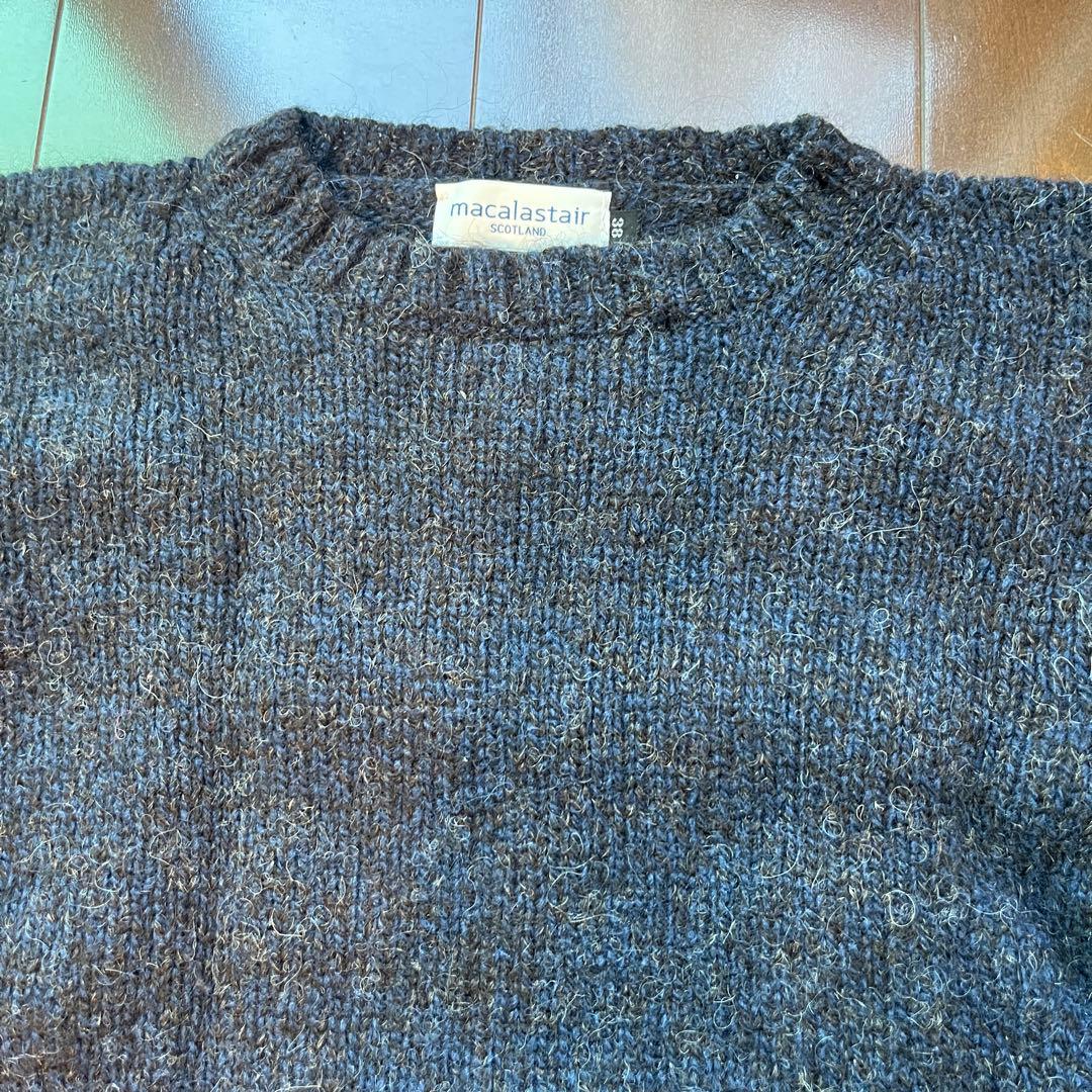 スコットランド製 macalastar クルーネックセーター - メルカリ