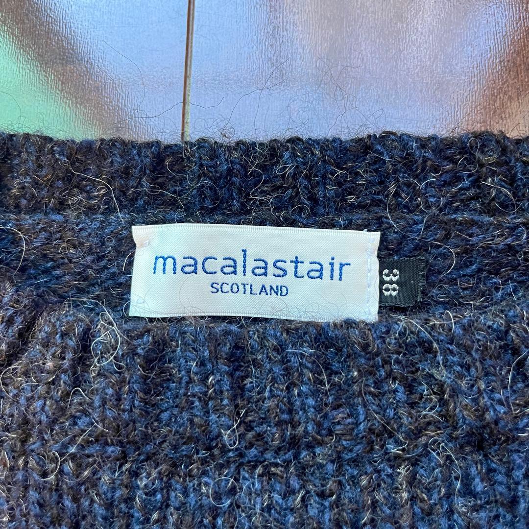 スコットランド製 macalastar クルーネックセーター - メルカリ