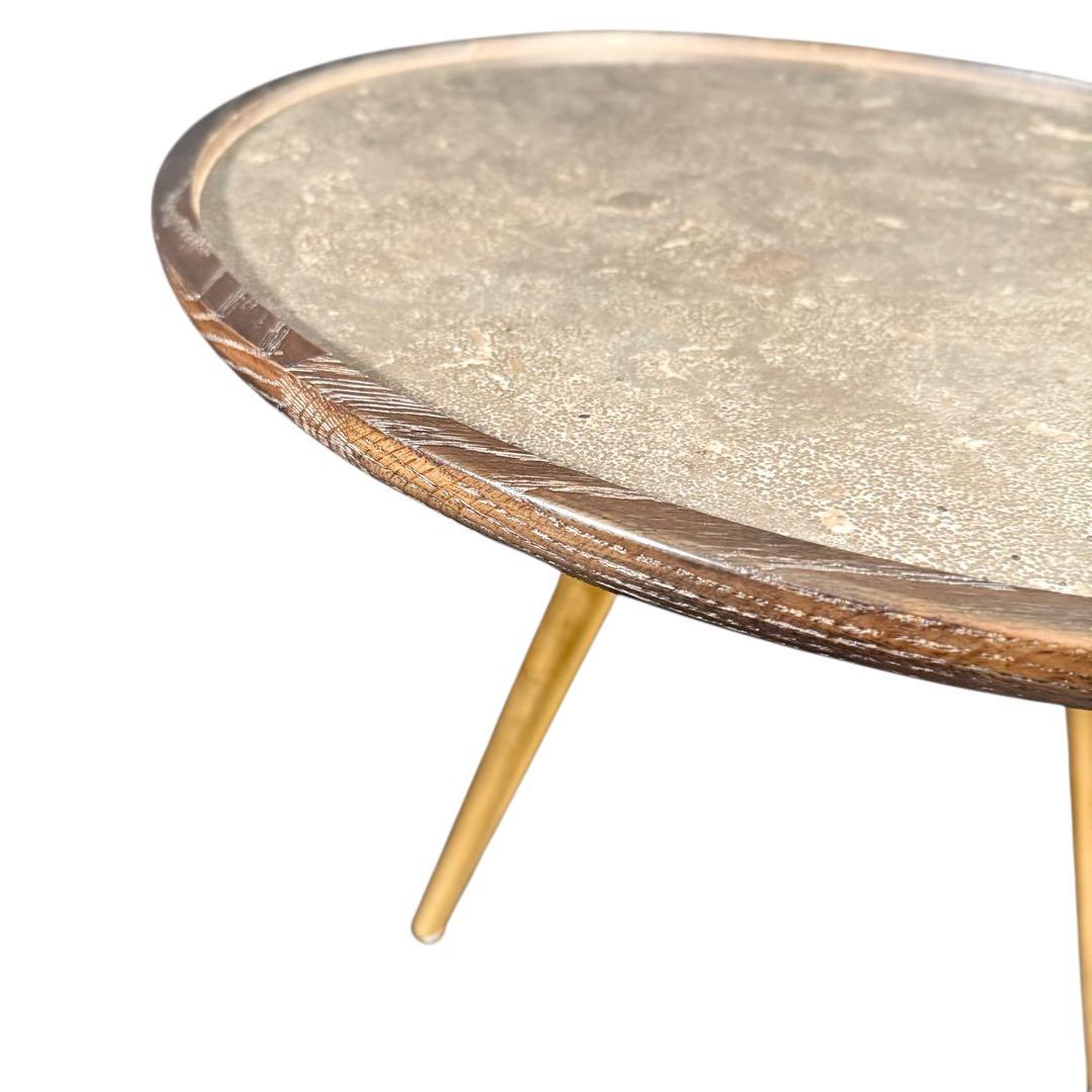 HR752 美品Knot antiques BARK COFFEE TABLE - メルカリ