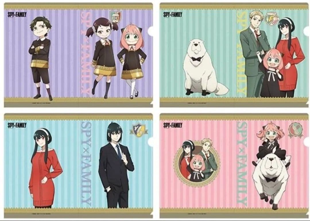 EC❇ スパイファミリー クリアファイル コレクション コンプ 10セット