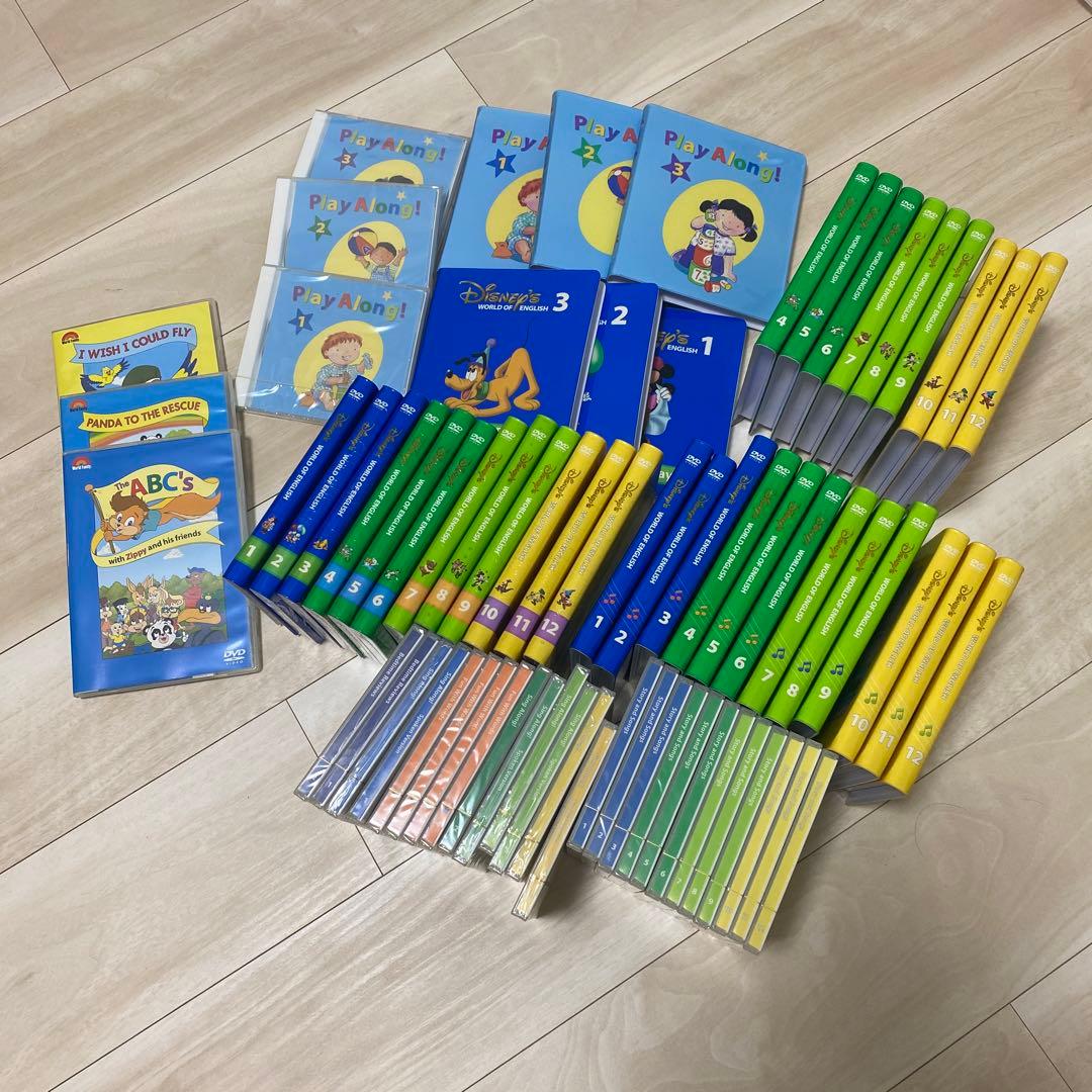 WORLD OF ENGLISH CD&DVD全セット Disney's World of English 1-12 DVDセット - メルカリ