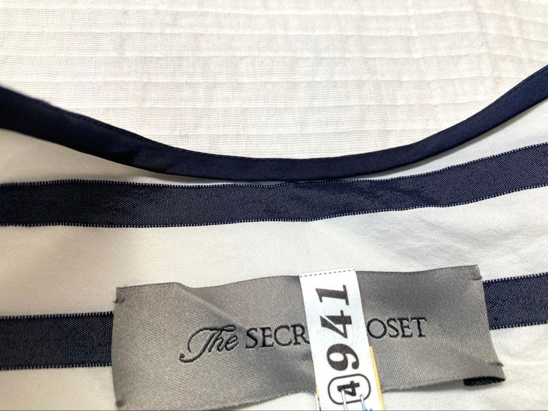美品☆The Secret Closet☆シクラス☆ストライプシャツ ブラウス
