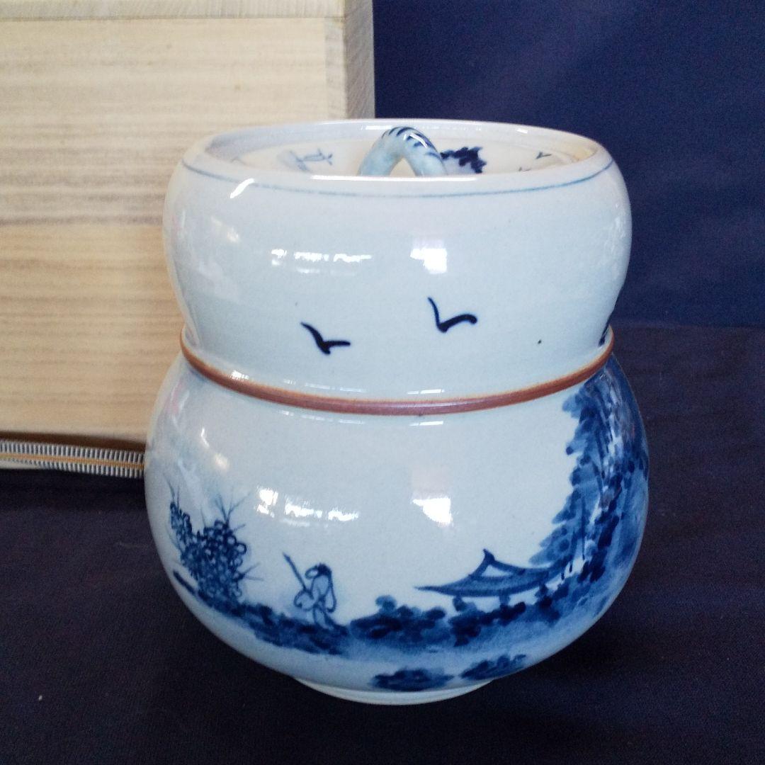 古染瓢山水水指(水野菊夫) - メルカリ