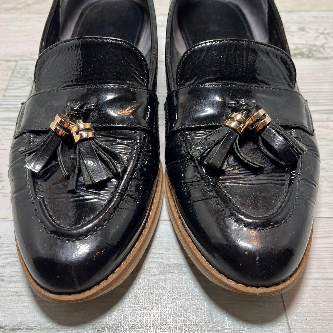 ダイアナ DIANA タッセル ローファー ブラック レディース 24.5 - メルカリ