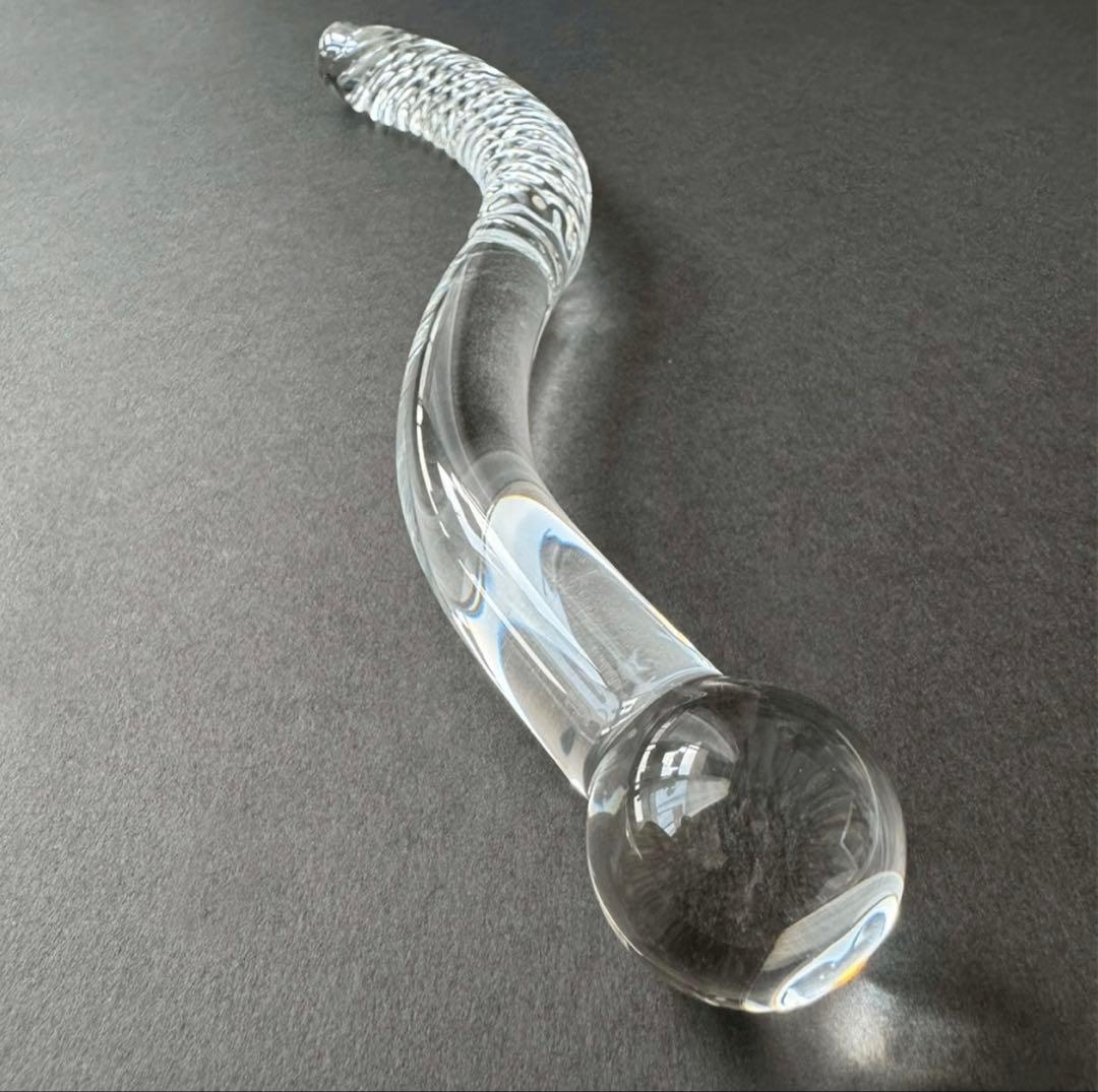 美品】 ツボ押し ヨニワンド ガラス コリ ほぐし 癒し 美容 スティック