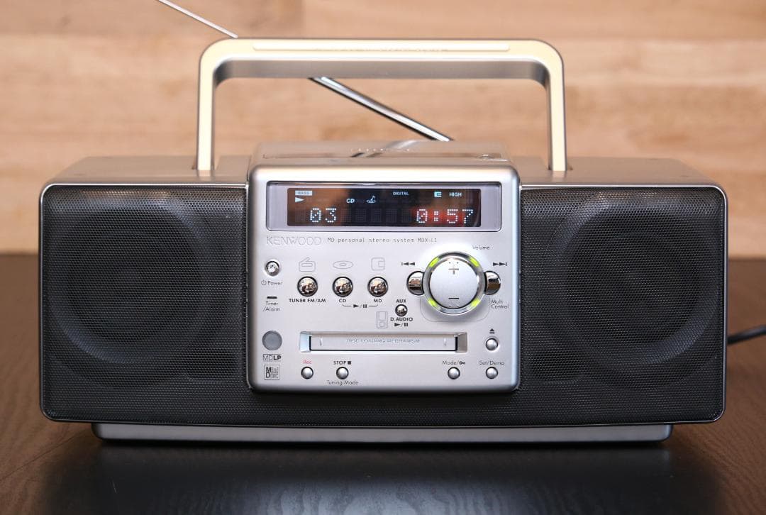 KENWOOD MDX-L1 CD/MD/TUNER コンポ ラジカセ 極美品