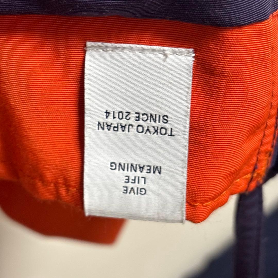 美品 DESCENDANT ナイロンジャケット オレンジ 秋冬コーデ - メルカリ