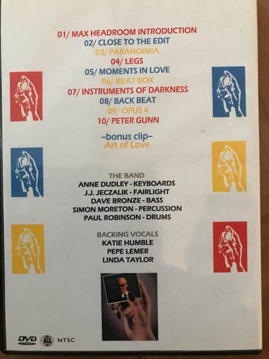 アート・オブ・ノイズ インヴィジブル サイレンス ライブ DVD 激レア