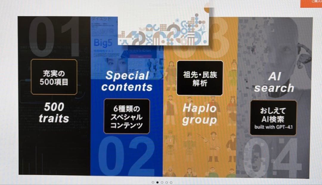 遺伝子検査 chatGENE Pro 唾液で600項目 - メルカリ