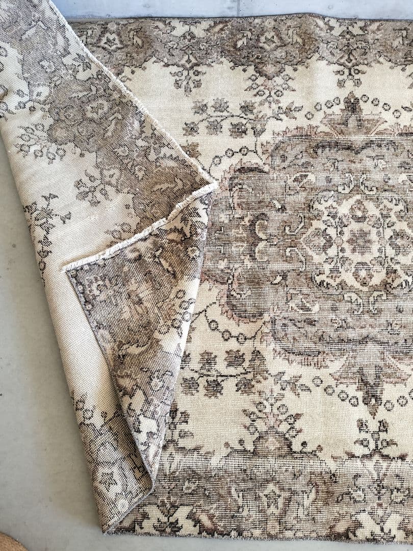 【ゆきりん】超大判/カフェオレ・ベージュのトルコラグ雅姫さん　No.735