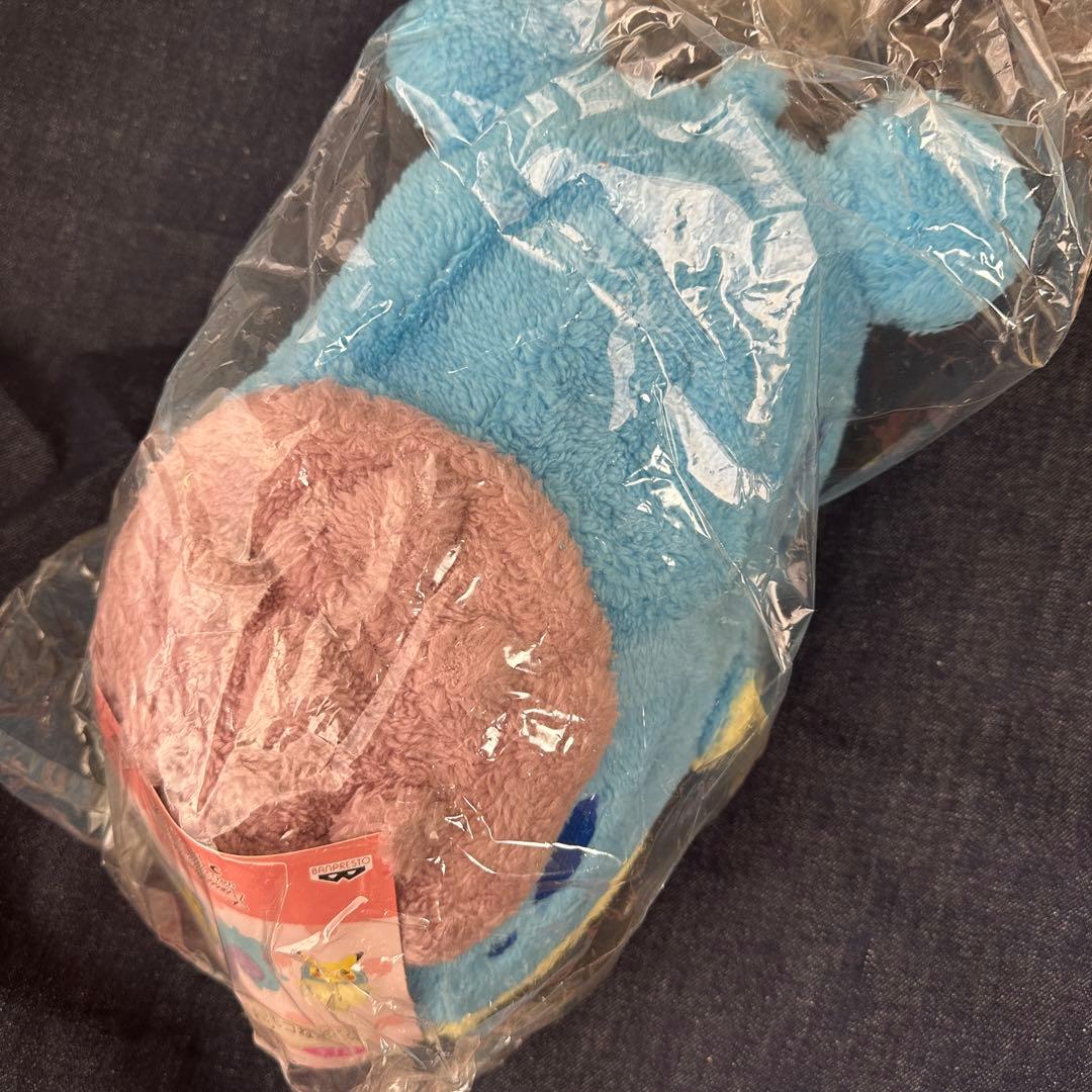 未開封 ピカチュウ ラプラスもこもこねぶくろ バンプレスト