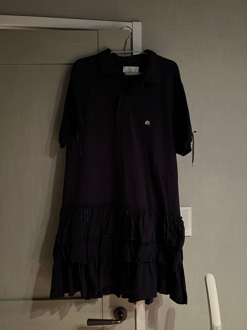 keisuke kanda リボン縫いのポロシャツワンピース 紺 ケイスケカンダ リボン縫いのポロシャツワンピ｜Yahoo!フリマ（旧